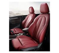 YSQOJF Car Seat Cover Sets For BMW For X5 X6 Z4 E53 E70 E71 For E72 E85 E86 E89 F15 Custom Car Seat Covers Set Leather Full Set Waterproof(WINE RED)