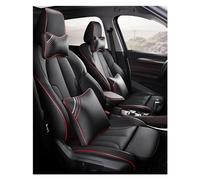 YSQOJF Car Seat Cover Sets For BMW For X5 X6 Z4 E53 E70 E71 For E72 E85 E86 E89 F15 Custom Car Seat Covers Set Leather Full Set Waterproof(BLACK LUX)