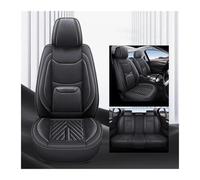 YSQOJF Car Seat Cover Sets For Nissan For X Trail T32 Waterproof Universal Full Set Leather Car Seat Covers Accessories Vehicle Seat Covers(Black)