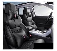 YSQOJF Custom Cowhide Car Seat Cover Cars 5 Seats For Land For Rover For Defender 2020-2023 For Range For Rover Car Accessories Seat Protectors(BLACK LUX)