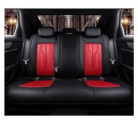 YSQOJF Custom Fit Car Seat Cover For Lexus For Nx300h 2022 Auto Luxury Waterproof Breathable Seat Protectors(Rear black red)