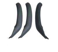 YSQOJF Door Handle Interior Car Left Right Door Handle Grab Cover Trim for BMW X3 X4 F25 F26 2010-2016(Black RHD 3PCs Set)