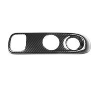 YSQOJF for Mercedes for Benz for Smart 451 for Fortwo Carbon Fiber Gear Shift Knob Panel Frame Cover Trim Car Interior Styling Car Styling Interior