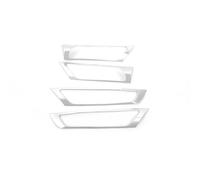 YSQOJF Frame Sticker Decoration for BMW X4 F26 2015-2018 & X3 F25 2015-2017 4pcs Chrome ABS Car Inner Door Handle Frame Decorative Stickers(Silver)