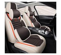 YSQOJF Front+Rear Car Seat Cover Set For Legend For Accord For Insight For Ridgeline For Crosstour Seat Protectors(Coffee Beige)