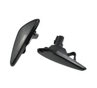 YSQOJF Indicator Light Mirror Turn Signal Light 2pcs LED Car Dynamic Side Marker Blinker Light Signal Lamp Turn For Nissan For Lafesta For Highway For Star 2011-2017(Smoked)