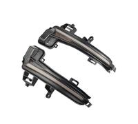 YSQOJF Indicator Turn Signal 2 Pieces Dynamic Side Wing LED Turn Signal Blinker Mirror Flasher Light For Skoda For Superb B8 MK3 III Typ 3V A7 2016-2019(Yellow)