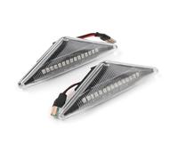 YSQOJF Indicator Turn Signal Car Dynamic Flow Side Marker Lamp Turn Signal LED Lights Indicators For Focus For MK1 1998-2004 For Mondeo For MK III 2000-07(Clear Shell)