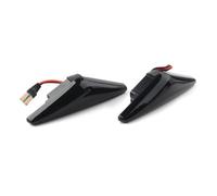 YSQOJF Indicator Turn Signal Car Dynamic Flow Side Marker Lamp Turn Signal LED Lights Indicators For Focus For MK1 1998-2004 For Mondeo For MK III 2000-07(Black Shell)