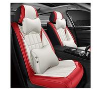 YSQOJF Leather Car Seat Cover 5 Seats Auto For Citroen For Berlingo C4 C5 C3 C4 For Picasso C1 All Models Car Accessories Seat Protectors(RED LUX)