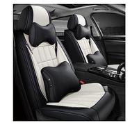 YSQOJF Leather Car Seat Cover 5 Seats Auto For Citroen For Berlingo C4 C5 C3 C4 For Picasso C1 All Models Car Accessories Seat Protectors(WHITE LUX)