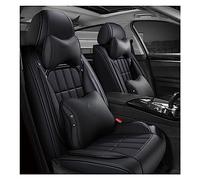 YSQOJF Leather Car Seat Cover 5 Seats Auto For Citroen For Berlingo C4 C5 C3 C4 For Picasso C1 All Models Car Accessories Seat Protectors(BLACK LUX)