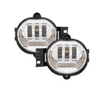 YSQOJF LED Fog Light 1 Pair Car LED Fog Light Turn Signal Lamp Driving Fog Lights For Dodge For Ram 1500 2002-2008 For 2500/3500 2003-2009(Chrome)