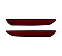 YSQOJF LED Fog Light 2x Rear LED Side Marker Bumper Reflector Light Lamps Red Lens For Mustang 2015+
