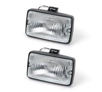 YSQOJF LED Fog Light Car Front Bumper Fog Light Daytime Running Drive Lamp For Peugeot For 205 GTI CTI 106 306 Mi16 H3 Spotlamp Spotlight(2pcs Clear)
