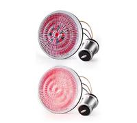 YSQOJF LED Headlight For Sportster For Touring For Electra Glide For CVO Motorcycle LED Turn Signal Indicator Light Headlamp(Type A)