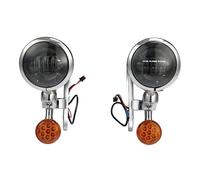 YSQOJF LED Headlight For Touring For Road King 1994-2020 2021 2022 2023 2024 Motorcycle Turn Signal Headlamp(Type D)