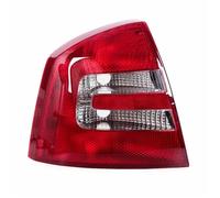 YSQOJF LED Trailer Lights No Bulb For Skoda For Octavia A5 Sedan 2004-2008 Taillights Steering Light Brake Light Driving Light Warning Light Reversing Light Rear Tail Light Assembly(Left)