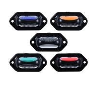 YSQOJF Mirror Indicator Light 4PCS Truck Side Light Width Light Dual Color 12V24V Universal For Truck Warning Light Safety Light Indicator Lamp Car Signal LED(Blue and White)