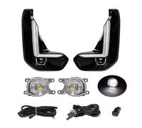 YSQOJF Mirror Indicator Light Car LED Fog Lamp Start-Up Animation Daytime Running Light DRL For Toyota For Hilux For Revo Streamer Turn Signal Light 12V(DRL and Fog White)
