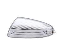 YSQOJF Mirror Indicators Light For Mercedes For Benz ML Class C Class W204 W164 ML300 ML500 ML Class C Class Door Mirror Turn Signal Lamp White(Left)