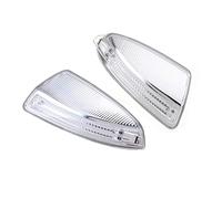 YSQOJF Mirror Indicators Light For Mercedes For Benz ML Class C Class W204 W164 ML300 ML500 ML Class C Class Door Mirror Turn Signal Lamp White(Left Right)