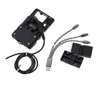 YSQOJF Motorbike Frames For BMW For R1200GS For ADV 2013-2018 Mobile Phone USB GPS Navigation Bracket Charging Mount Support Handlebar Adapt Holder(USB navigation brack)