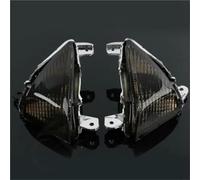 YSQOJF Motorcycle Auxiliary Light For KAWASAKI For ZX10R For ZX6R For Z1000 For ZX14R For ZZR1400 ZG1400 GTR1400 Motorcycle Front Turn Signal Indicators(Black)