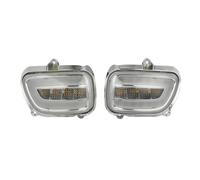 YSQOJF Motorcycle Auxiliary Light Motorcycle Front LED Turn Signals Clear/Orange/Smoke For Goldwing For GL1800 2001-2017 For F6B 2013-2017(Clear)