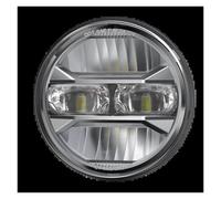 YSQOJF Motorcycle LED Headlight 5.75" LED Headlight Motorcycle 5 3/4" Headlamp DRL For VT1300 2010-2016 2017 2018 2019 2020 2021 2022 Motorcycle LED Spotlight(Silver)