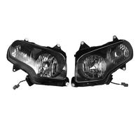 YSQOJF Motorcycle LED Headlight Motorcycle Front Headlight Head Lamp Assembly For Goldwing 1800 For GL1800 2001-2004 2005 2006 2007 2008 2009 2010 2011 Motorcycle LED Spotlight(Black)