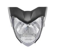 YSQOJF Motorcycle LED Headlight Motorcycle Headlight Headlamp For FZ16 FZ 16 For FZER150 For FZER 150 Head Light Lamp Lightings With Fairing Motorcycle LED Spotlight(Gray)