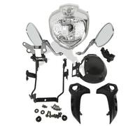 YSQOJF Motorcycle LED Headlight Motorcycle Headlight Kit Head Light Assembly For FZ6 FZ6N 2004 2005 2006 Motorcycle LED Spotlight