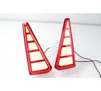 YSQOJF Rear Lamp 2PCS For Toyota For NOAH For VOXY 80 Series Multi-functions Car 12V LED Rear Bumper Fog Lamp Brake Light Decoration La Car Tail lights(Onecolor)