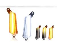 YSQOJF Rear Reverse Fog Light 2X Front Bumper Parking Light Turn Signal DRL Driving W/Switchback Dynamic LED For Scion TC 2014-2016(Clear LensAmber)