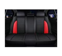 YSQOJF Seat Protector Cover Cushion Universal Interior Accessories For Mitsubishi For Lancer ASX For Outlander For Pajero Sport For For Dazzle Leather Car Seat Covers Auto Seat Covers(Black Red 4pcs)