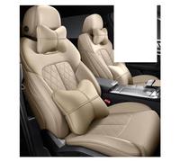 YSQOJF Seat Protector Cover Custom Car Seat Covers Leather For Bmw For X5 X6 Z4 E53 E85 E86 E89 E70 E71 E72 F15 F16 F85 F86 Interior Accessories Auto Seat Covers(BEIGE LUX)