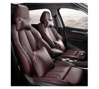 YSQOJF Seat Protector Cover Custom Car Seat Covers Set Leather Full For BMW For X5 X6 Z4 E53 E70 E71 E72 E85 E86 E89 F15 Accessories Protectors Auto Seat Covers(BROWN LUX)