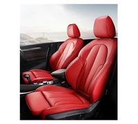 YSQOJF Seat Protector Cover Custom Car Seat Covers Set Leather Full For BMW For X5 X6 Z4 E53 E70 E71 E72 E85 E86 E89 F15 Accessories Protectors Auto Seat Covers(Red)