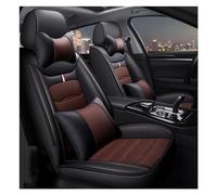 YSQOJF Seat Protector Cover Universal Car Seat Cover For All Models For Sportback For A1 A3 A4 A5 A6 A6L A7 A8 A8L Accessories Interior Details Auto Seat Covers(Luxury Black Coffee 5 Seat)