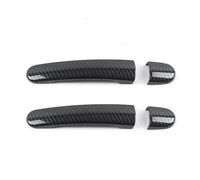 YSQOJF Sliding Door Handle Car Exterior Door Handle Cover Trim Accessories for Seat for Leon MK1 for Toledo 1999-2007 for Arosa 1997-2004(Carbon Texture A)
