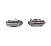 YSQOJF Turn Signal Lights 1Set For Nissan For Leaf For Micra For Micra K13 For Note E11 Side Marker Lights Dynamic LED Turn Signal Light(Clear)