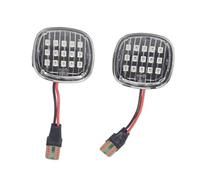 YSQOJF Turn Signal Lights 2Pcs Car LED Front Side Marker Light Turn Signals 4D0949127D, 1U0949127A For Skoda For Fabia (6Y 5J) 1999-2014(Clear)