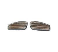 YSQOJF Turn Signal Lights 2PCS For Jeep For Renegade 2015-2021 Front Bumper LED Turn Signal Indicator Light Dynamic Amber Car Side Marker Lamps(Clear)