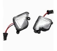 YSQOJF Turn Signal Lights 2Pcs For Skoda For Octavia 3 2 5E 1Z 2004-2020 For Skoda For Superb 3 2 B6 B8 2008-2021 6000K White LED Under Side Mirror Light Puddle Lamps