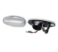 YSQOJF Turn Signal Lights Car Dynamic Smoke LED Side Marker Light Turn Signal Lamp Side Indicator For Mitsubishi For Outlander 2003-2006 For Lancer For EVO(Dynamic Clear)