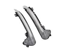 YSQOJF Turn Signal Lights Dynamic Turn Signal LED Side Wing Rearview Mirror Indicator Blinker Repeater Light For A6 C7 C7.5 RS6 S6 4G 2012-2018(Crystal)