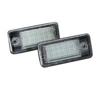 YSQOJF Turn Signal Lights License Plate Light License Tag Lights 2pcs Xenon White LED Car Number Plate Lamps For A3 S3 A4 S4 A5 A6 S6 A8 S8 For Q7 RS4