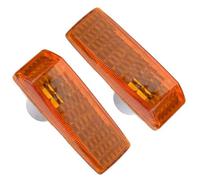 YSQOJF Turn Signal Lights Side Marker Light Indicator Turn Signal Lamp For Mercedes For Benz W124 R129 W140 W202 W201 1248202321 2028201521(Yellow)