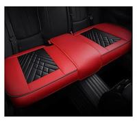 YSQOJF Universal Style Pu Leather Car Seat Cover Cushion For Mercedes C-Class W202 W203 W204 W205 A205 C205 S204 S205 Full Set Seat Covers(Black Red 4pcs,Rear)